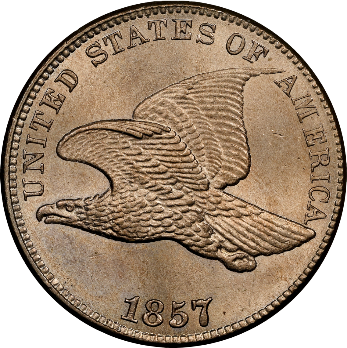 flying eagle penny from 1857