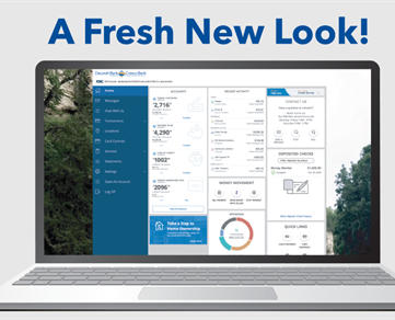 A Fresh Look for Your Digital Banking Dashboard is Coming May 13th!