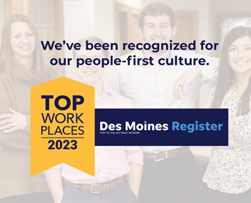 Decorah Bank & Trust Earns Iowa Top Workplaces Award for Two Consecutive Years