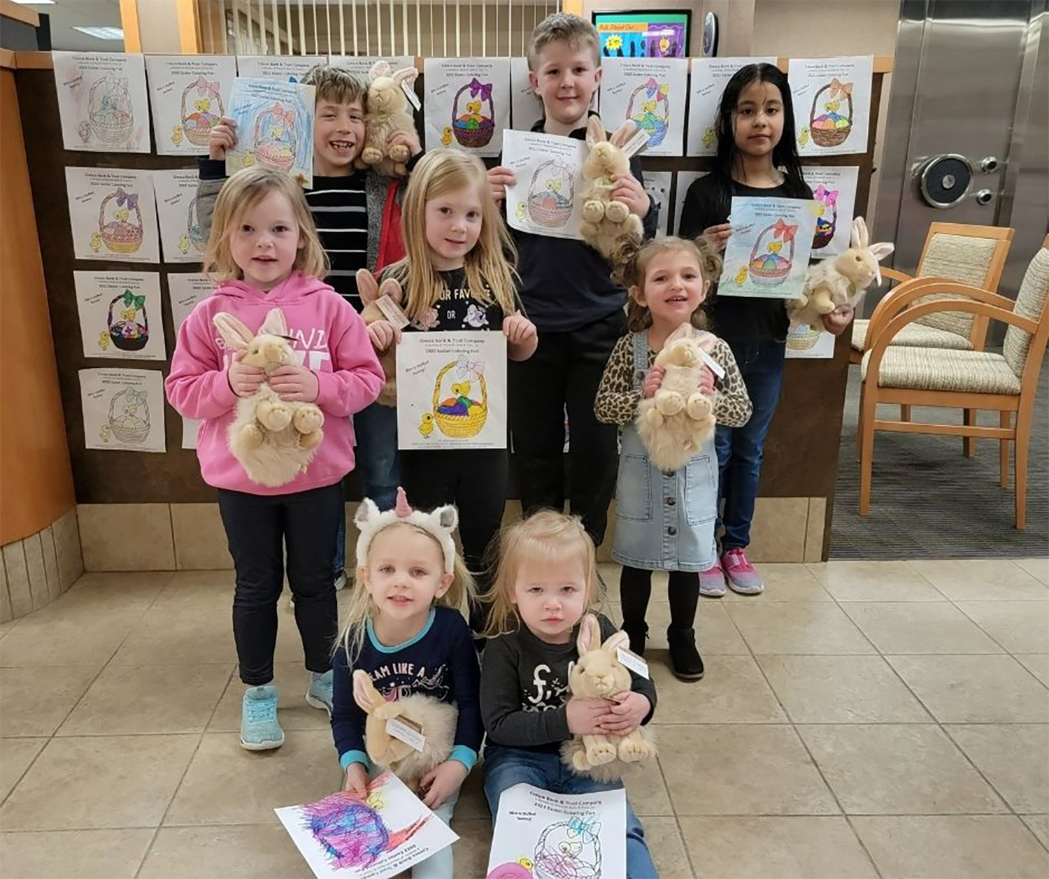Cresco Bank coloring winners Cresco Bank coloring winners